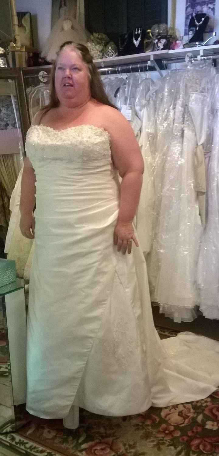 Said yes to the dress!