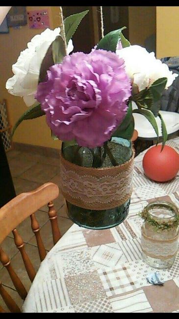 Center pieces Mason jars