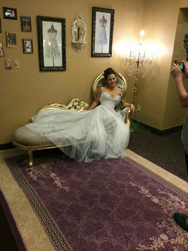 I picked my dress up today!