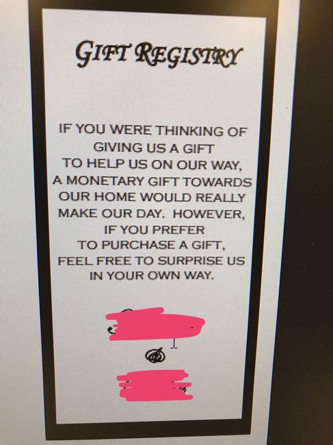 Gift Registry....Yay or Nay?!