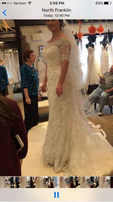 Said yes to the dress today!