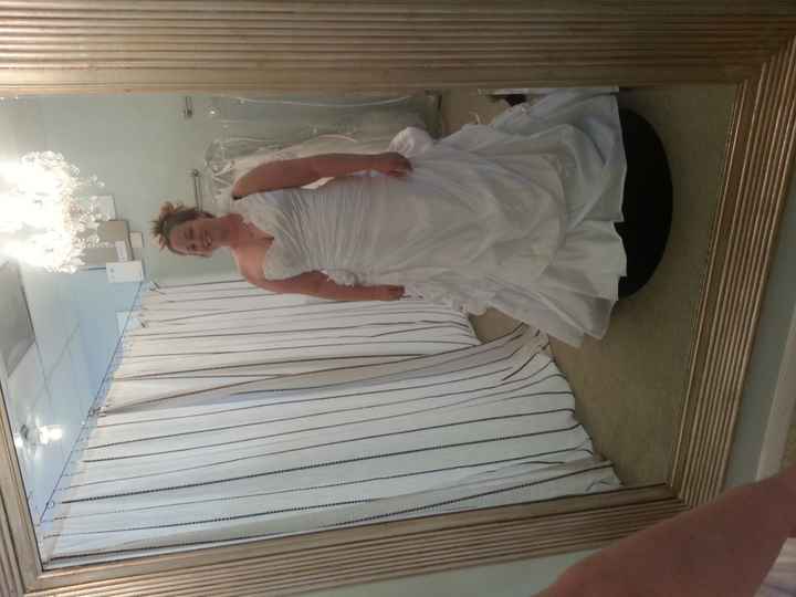 I wanted a Cream wedding, but i bought w white dress!!!