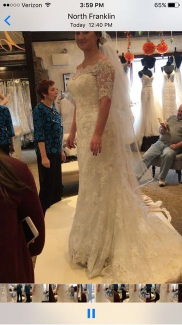 Said yes to the dress today!
