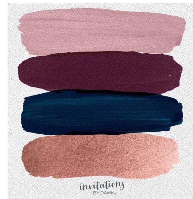 What colors did you choose for your wedding? 1