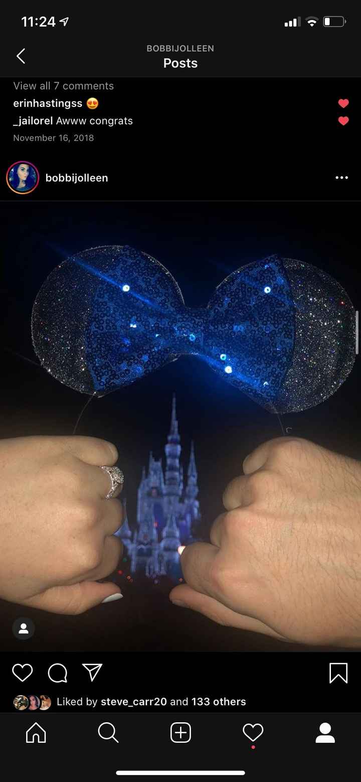 11.13.18 He Asked & I Said Yes! In front Of Cinderellas Castle Walt Disney World