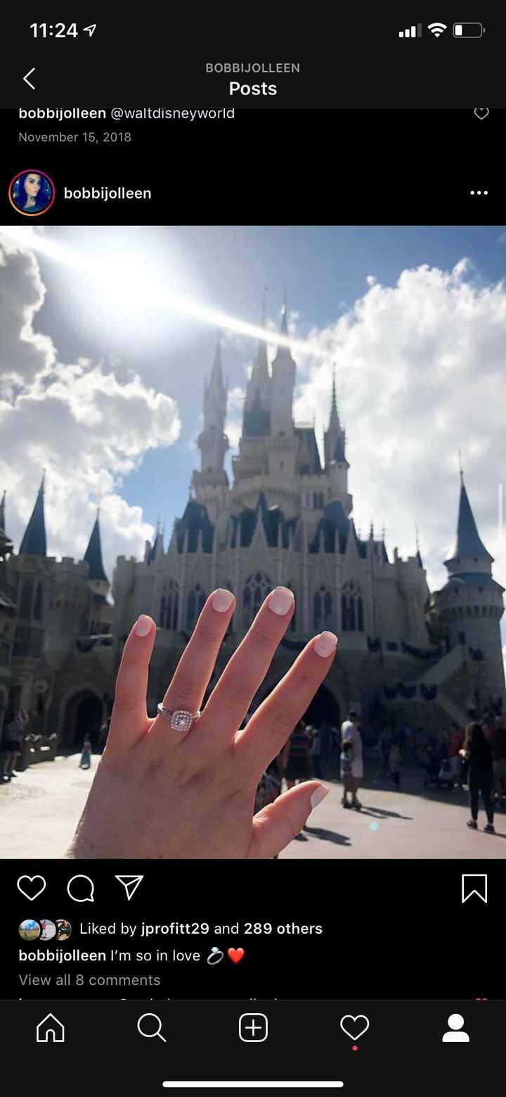 11.13.18 He Asked & I Said Yes! In front Of Cinderellas Castle Walt Disney World