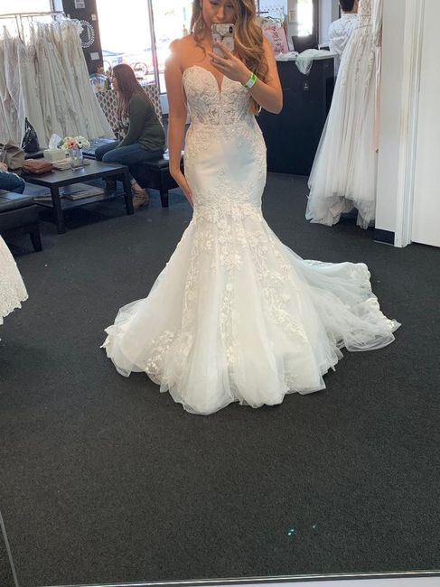 Adding straps to strapless dress - 1