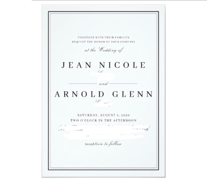 Wedding Invitations - 1