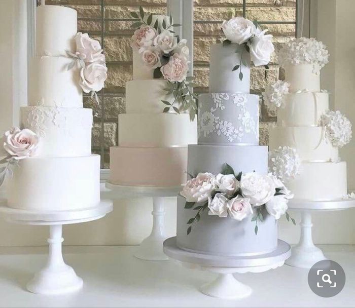 Show me a picture of your wedding cake! 6
