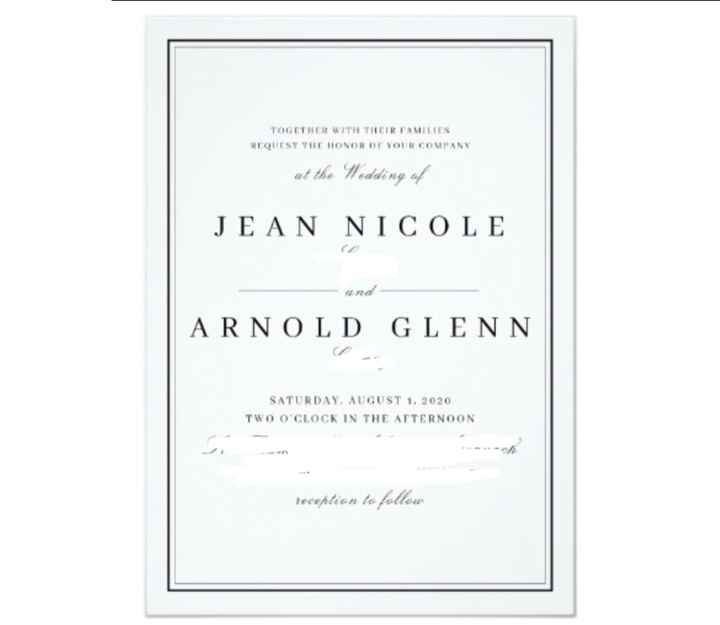 Invitations - 2