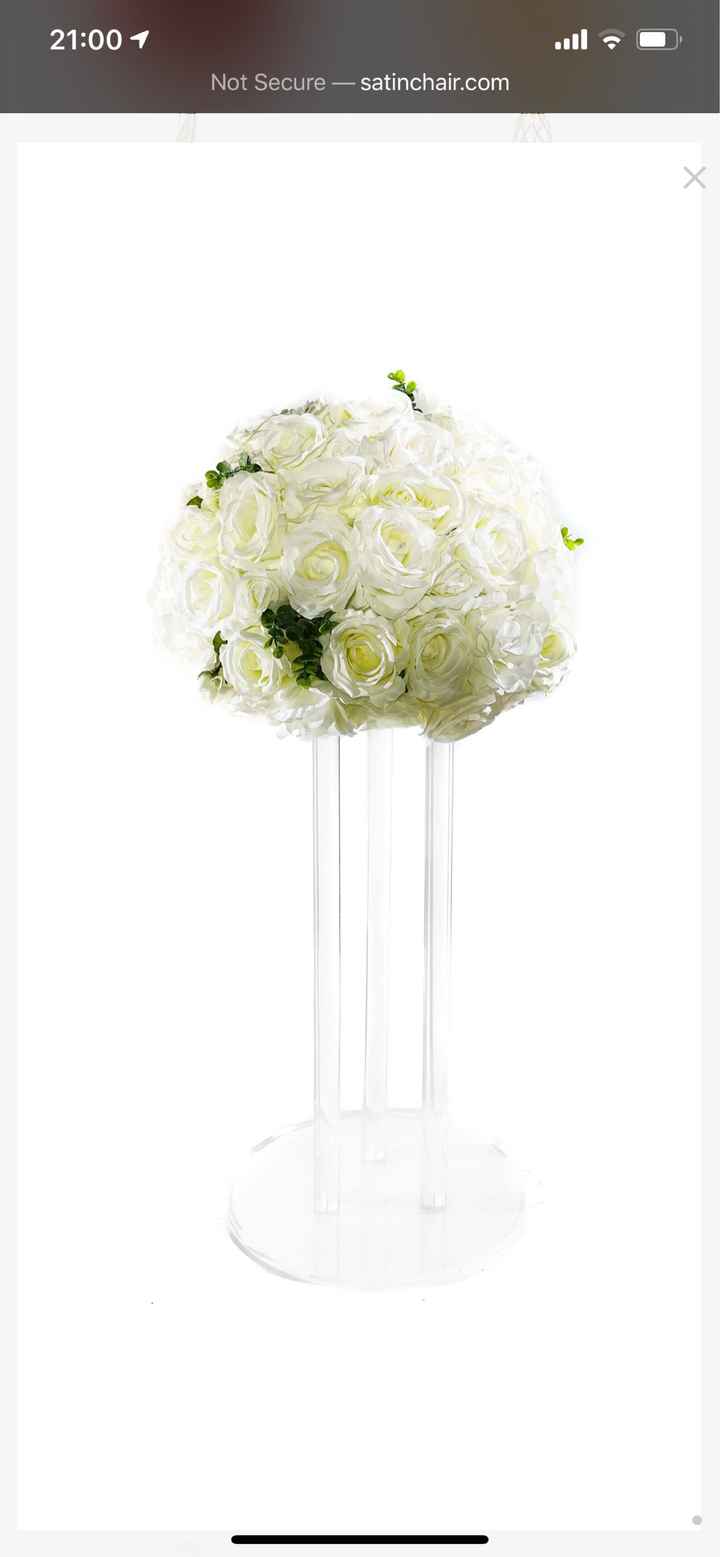 Fake floral centerpieces - 1