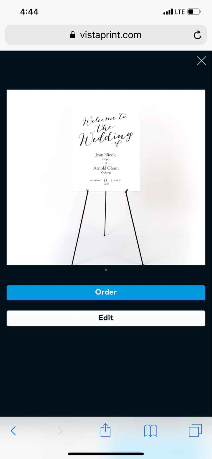 Need help with wedding signs, escort cards etc - 1