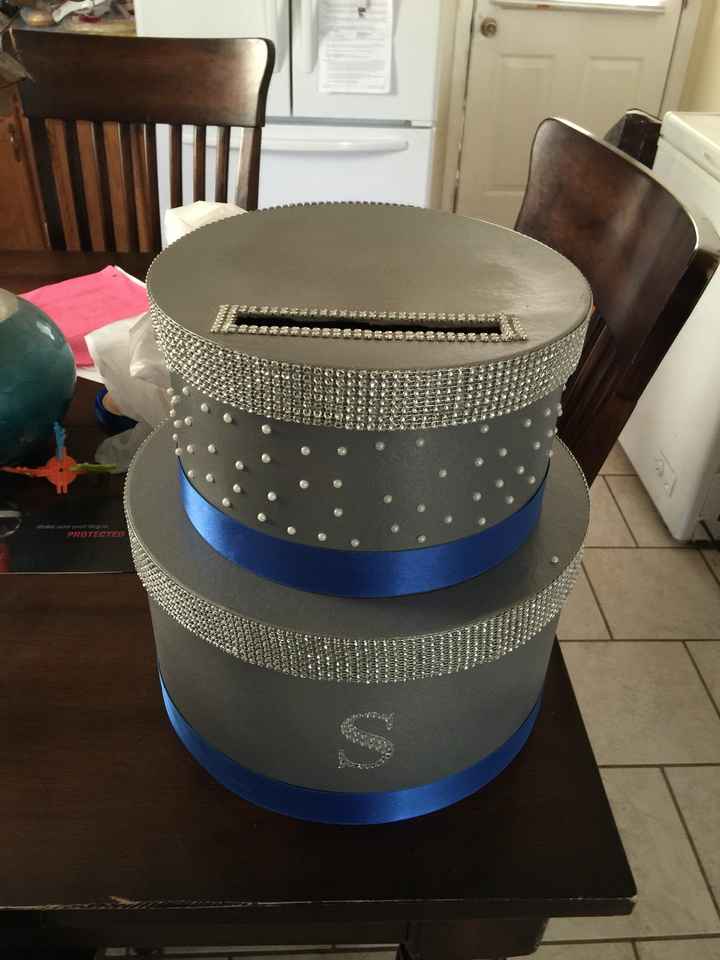 DIY Cardbox...that my friend made :)