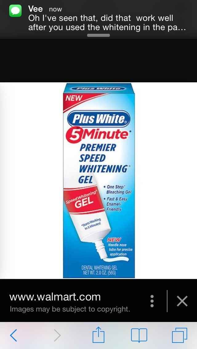 MY fail. Teeth whitening.