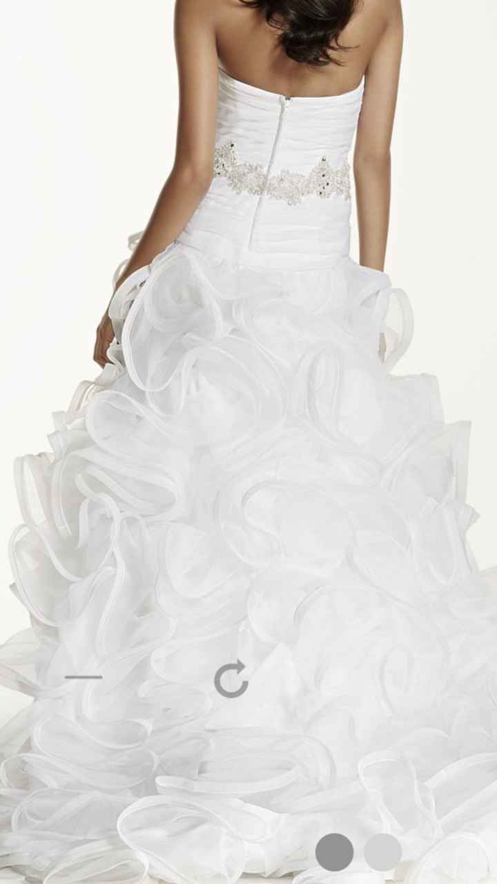 Brides with strapless gowns with sweetheart neckline!
