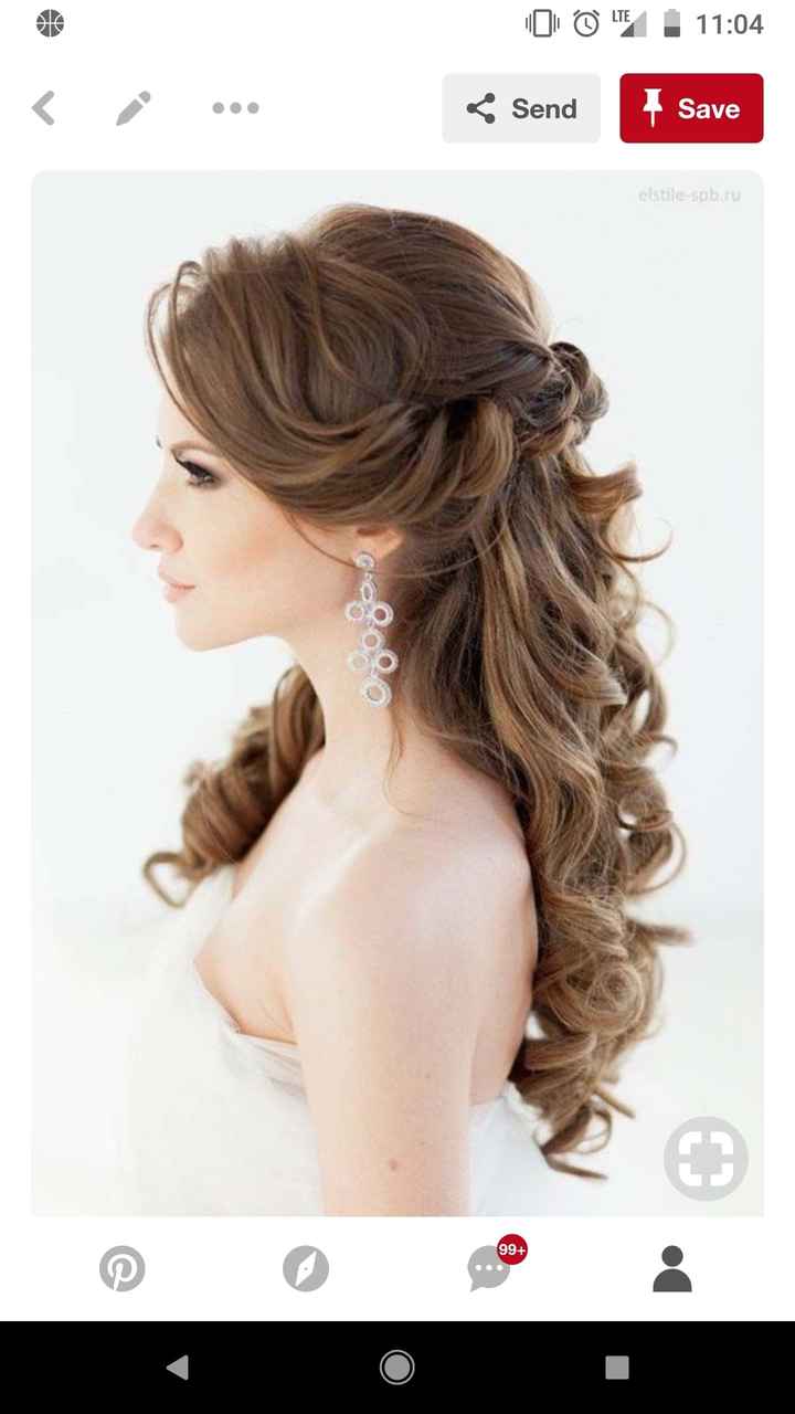 Half Up Wedding Hair Pictures - 1