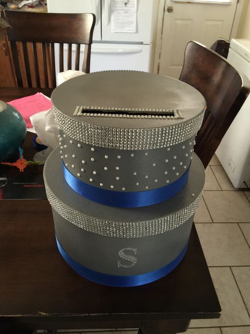 DIY Cardbox...that my friend made :)