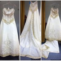 Back of dress in center