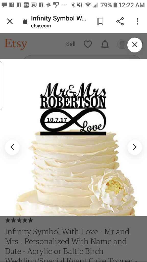 Let me see them cake toppers! - 1