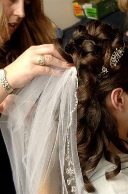 Hairstyles with a Veil (Pics please)