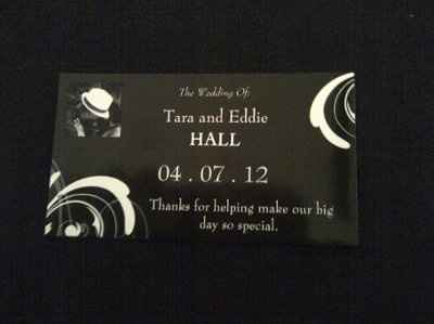 DIY project....Here are my wedding favors