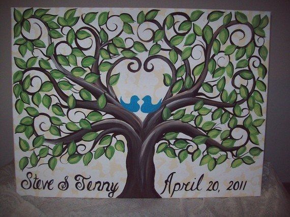 Guest Book Tree Canvas Alternative?