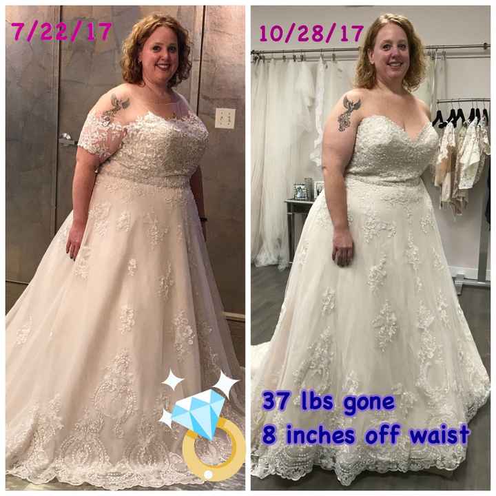 Got my dress - Getting healthy!