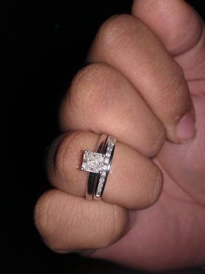 My wedding band came in!!! *pic* Show off your Ring!!!!