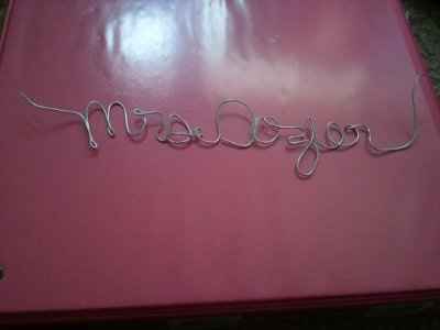 My first attempt at the hanger thing :) *update in comments*