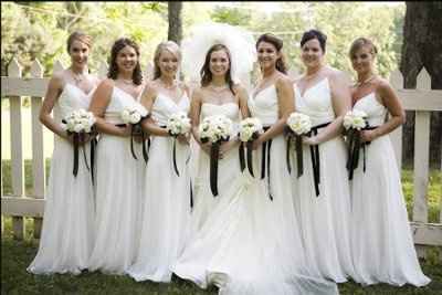 White Bridesmaid Dresses? What do you think?