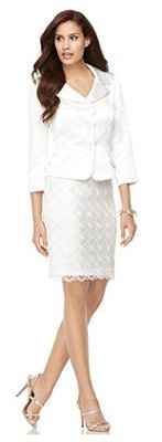 My fiance needs the perfect suit! She is having the hardest time....