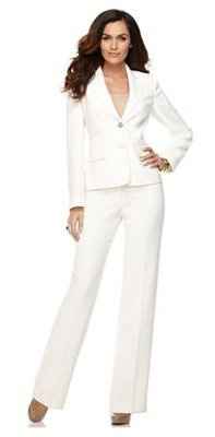 My fiance needs the perfect suit! She is having the hardest time....