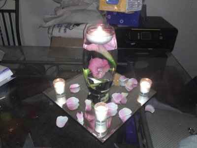 Can I get some opinions on my centerpiece design? **Update in comments :)