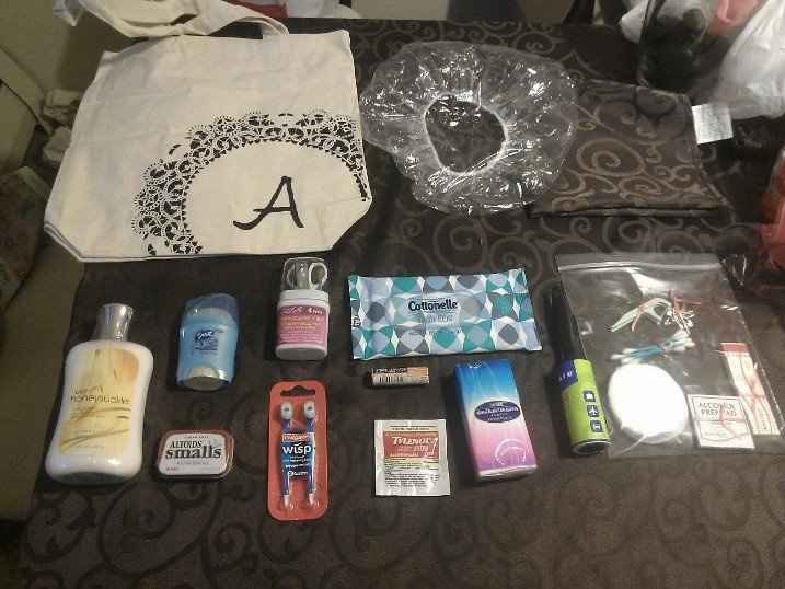 Bridesmaid survival kit, what to include?