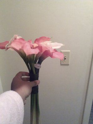 First attempt at DIY bouquets!!! Opinions welcomed!