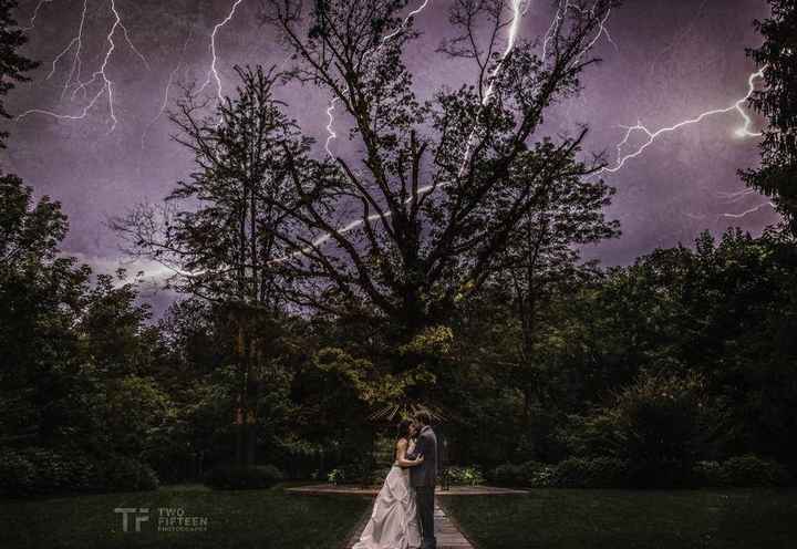 Does a thunderstorm always ruin a wedding?  Anyone who had thunder on their wedding- please respond!