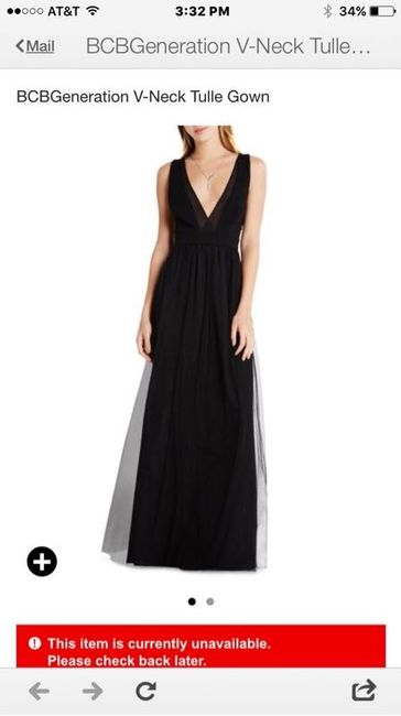 Long black  BM dresses