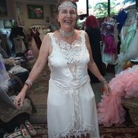 How many... dresses have you tried on? - 2