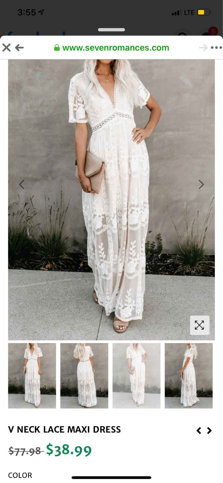 Engagement photos dress - 1