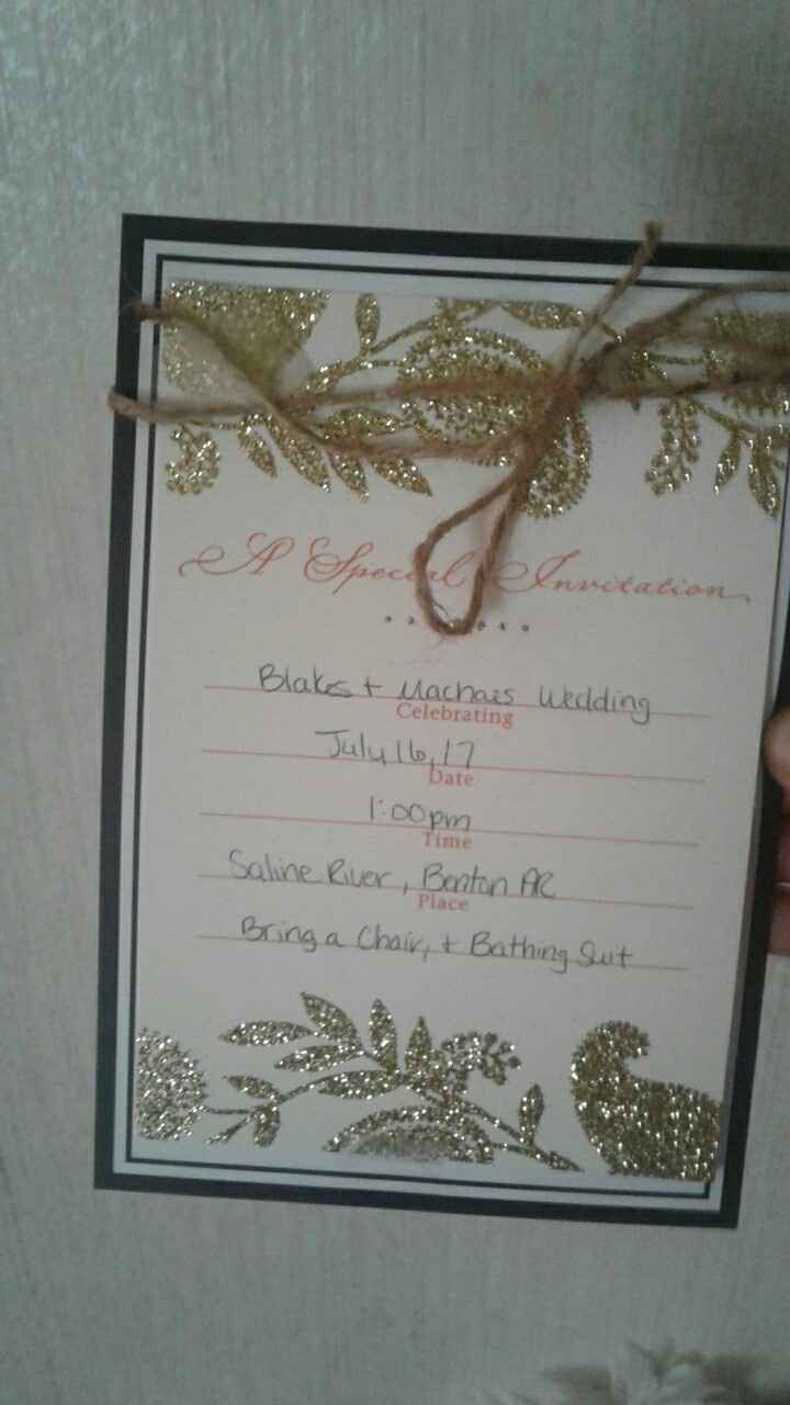 DIY invitations