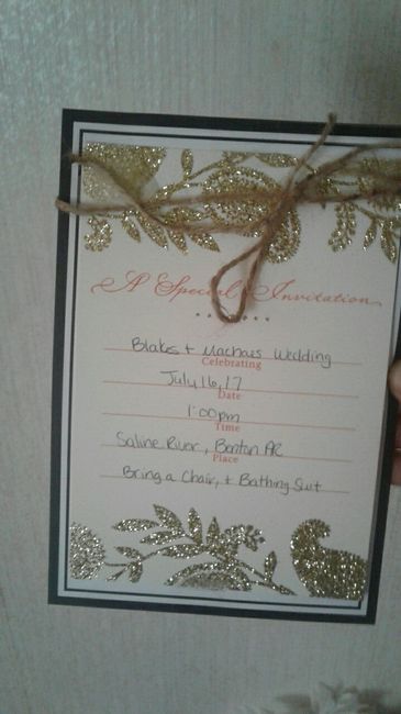 DIY invitations