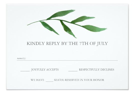 rsvp Card Wording for Large Families with Mixed "+1" Amounts 2
