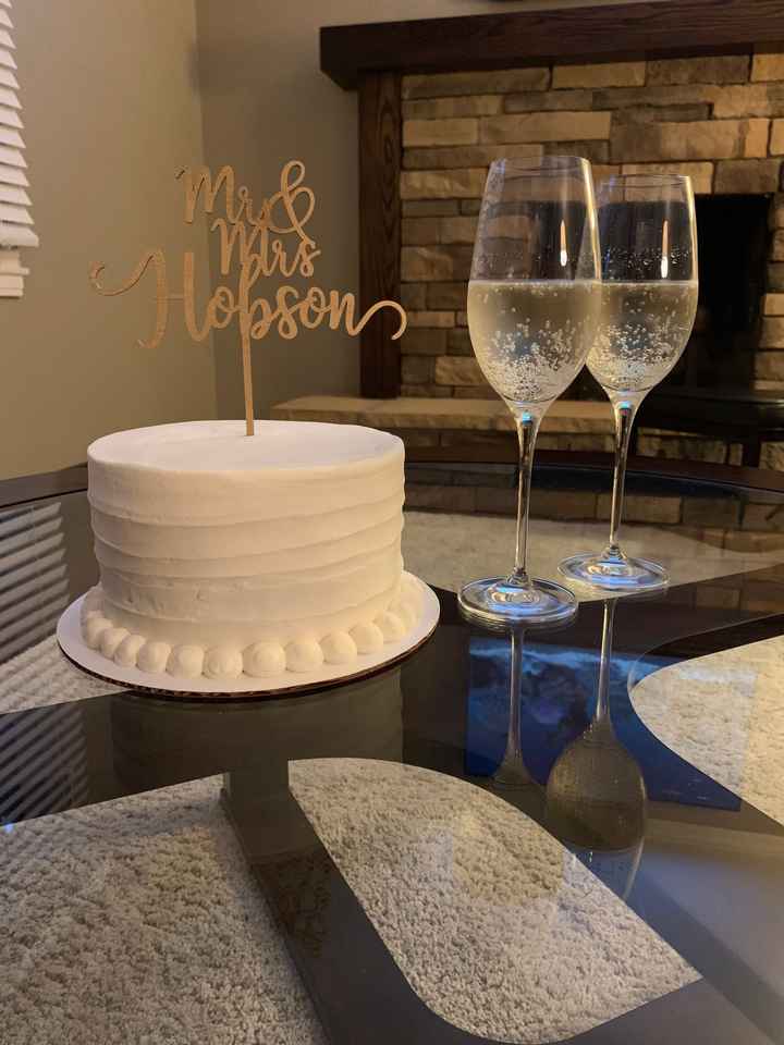 Will you be saving the top tier of your wedding cake? - 1