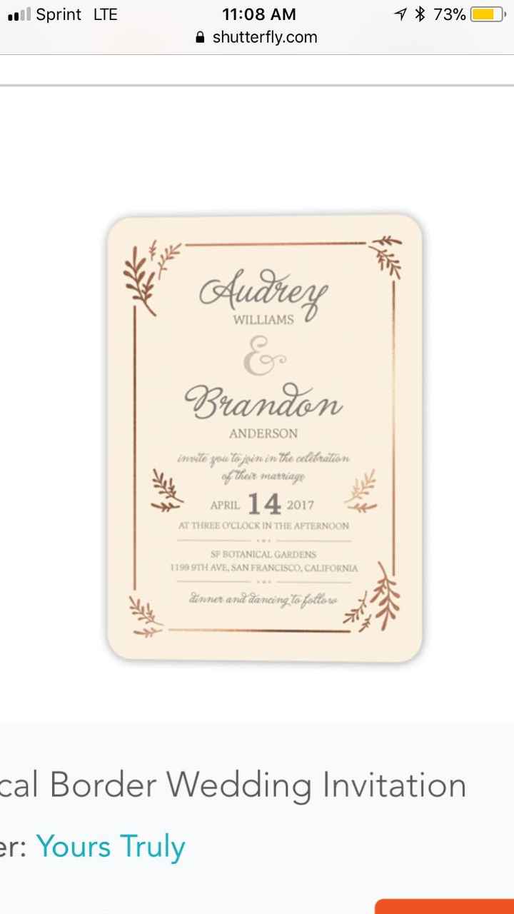  Wedding invitations - Picture heavy! - 3