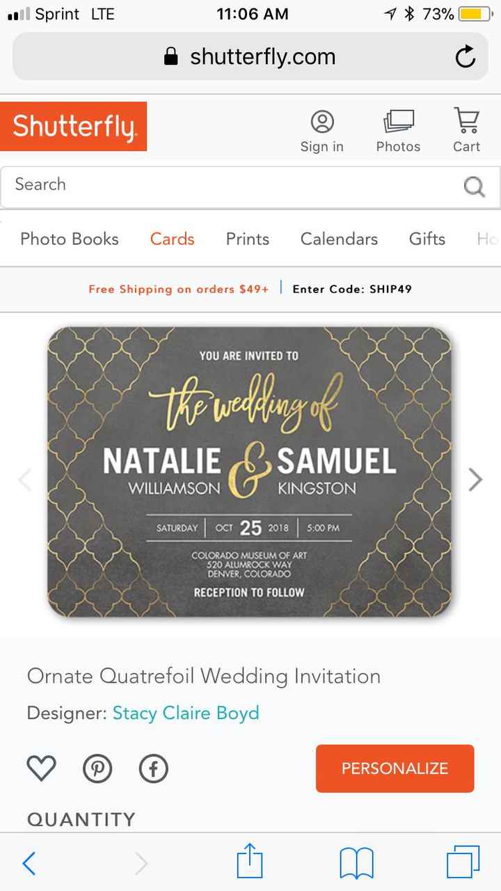  Wedding invitations - Picture heavy! - 4