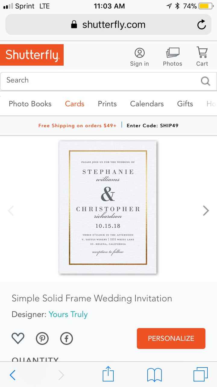  Wedding invitations - Picture heavy! - 6