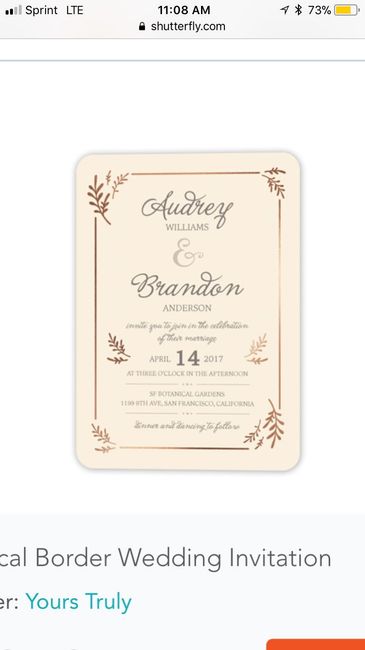 Wedding invitations - Picture heavy! - 3