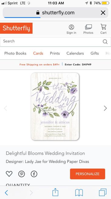 Wedding invitations - Picture heavy! - 7