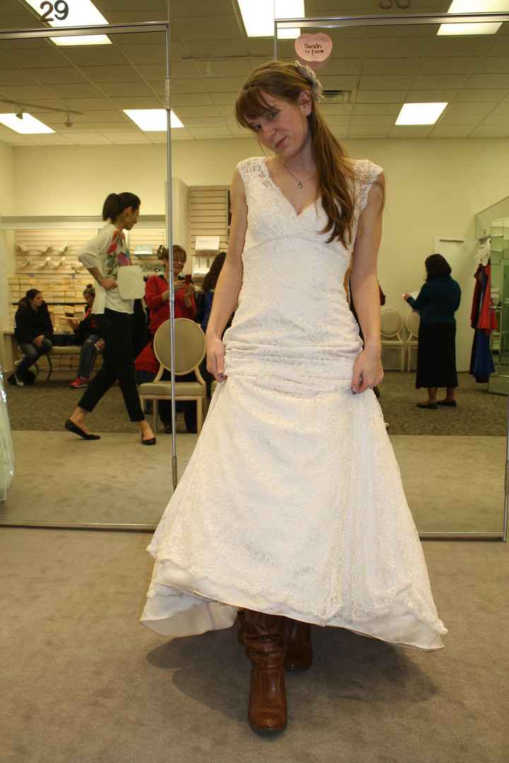 So, can I see your dresses?