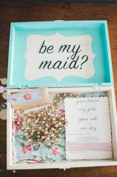 Fun ways to ask friends to be a bridesmaid...